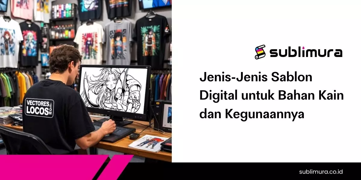 Jenis-Jenis Sablon Digital untuk Bahan Kain dan Kegunaannya