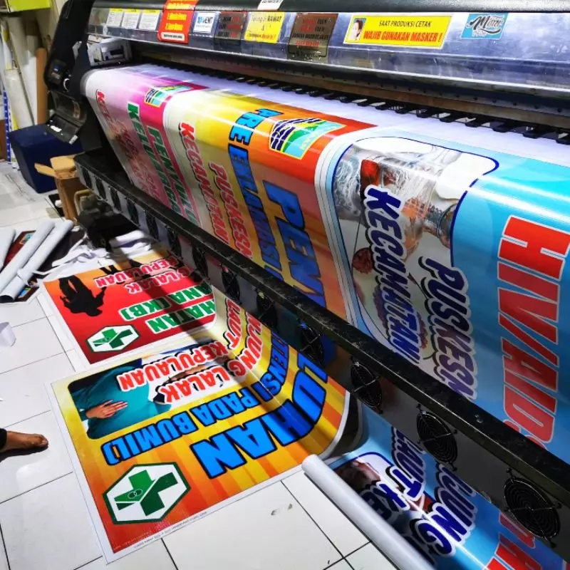 Proses Produksi Spanduk Sublimasi