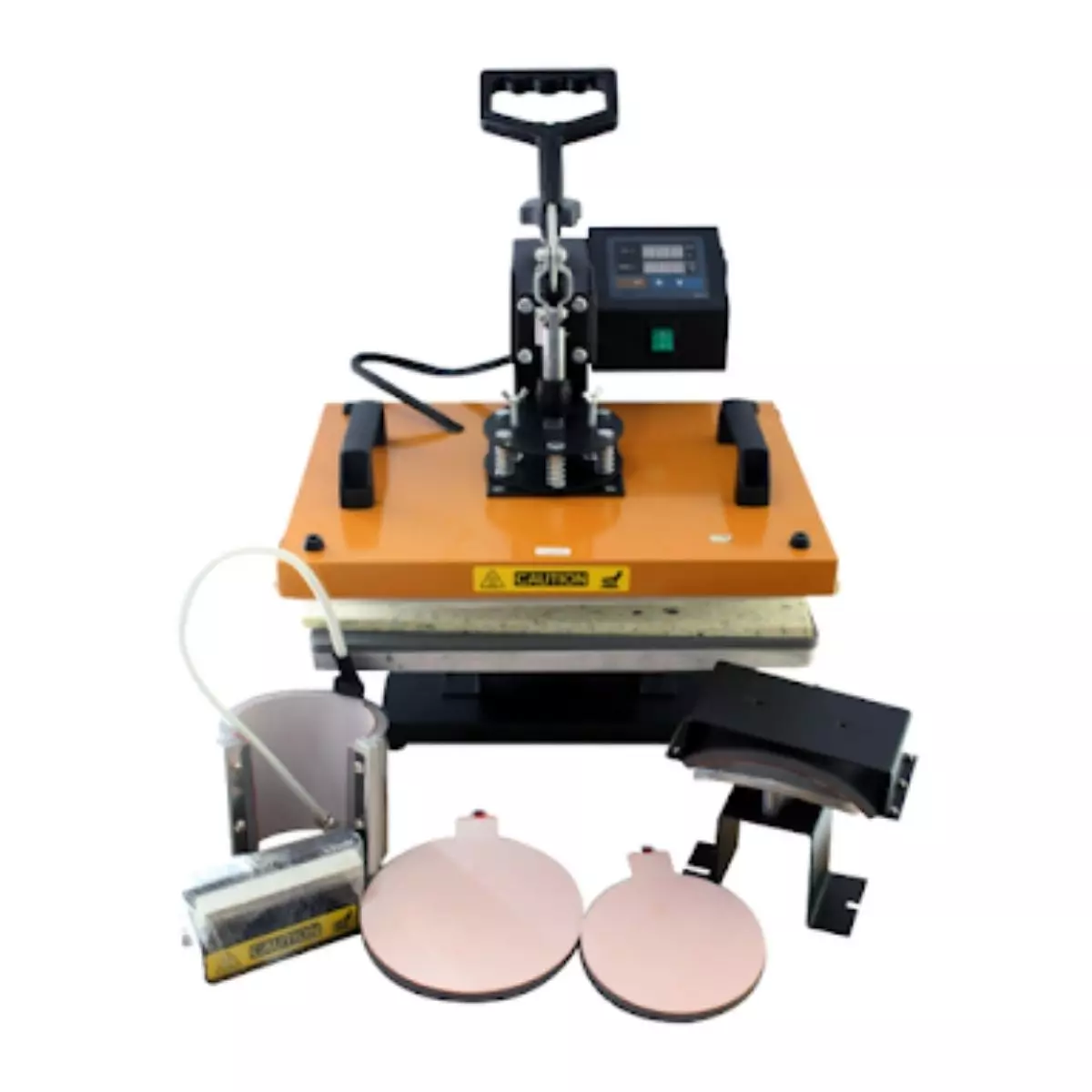Mesin Heat Press Multifungsi (Combo 5 in 1 / 8 in 1)